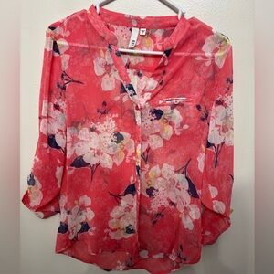 Kut from the Kloth Vibrant Floral Blouse